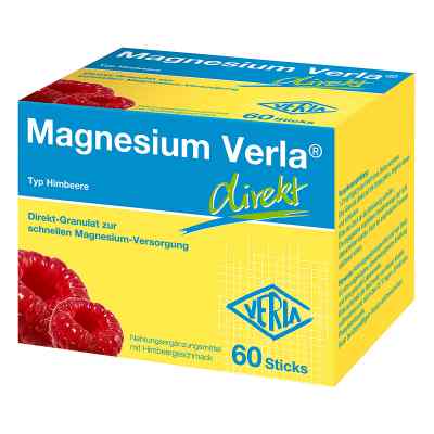 Magnesium Verla direkt Granulat Himbeere 60 stk von Verla-Pharm Arzneimittel GmbH & Co. KG PZN 15201141
