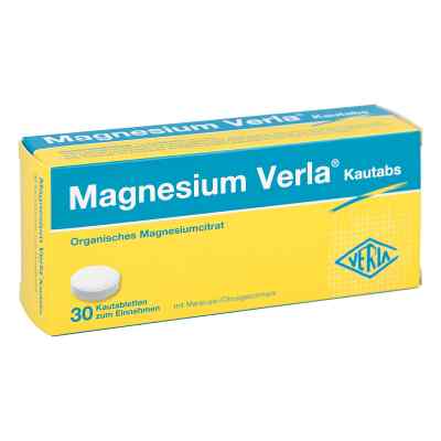 Magnesium Verla Kautabs 30 stk von Verla-Pharm Arzneimittel GmbH & Co. KG PZN 12354513