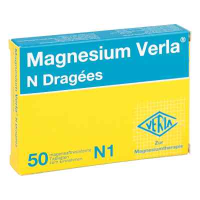 Magnesium Verla N Dragees 50 stk von Verla-Pharm Arzneimittel GmbH & Co. KG PZN 03554928