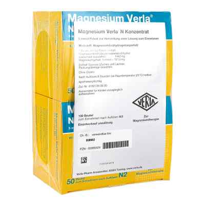 Magnesium Verla N Konzentrat 100 stk von Verla-Pharm Arzneimittel GmbH & Co. KG PZN 03395424