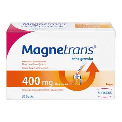 Magnetrans 400mg Magnesium Trink-Granulat 50X5.5 g von STADA Consumer Health Deutschland GmbH PZN 16314953