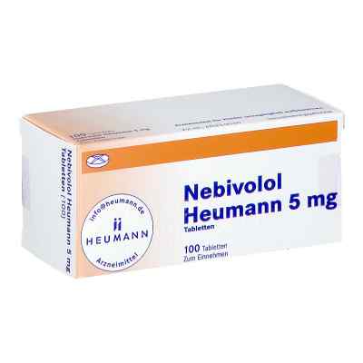 Nebivolol Heumann 5 mg Tabletten 100 stk von HEUMANN PHARMA GmbH & Co. Generica KG PZN 03864758
