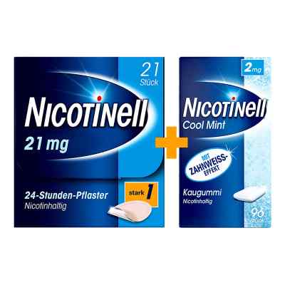 Nicotinell Starter Set 2: mehr als 30 Zigaretten täglich 1 stk von GlaxoSmithKline Consumer Healthcare PZN 08100796