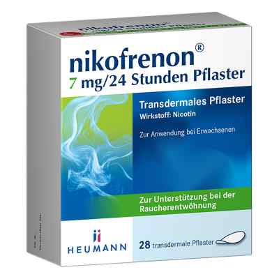 Nikofrenon 7mg 24std Pflaster 28 stk von HEUMANN PHARMA GmbH & Co. Generica KG PZN 15993225