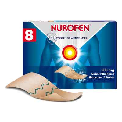 NUROFEN 24-Stunden Ibuprofen Schmerzpflaster 200 mg 8 stk von Reckitt Benckiser Deutschland GmbH PZN 07045715
