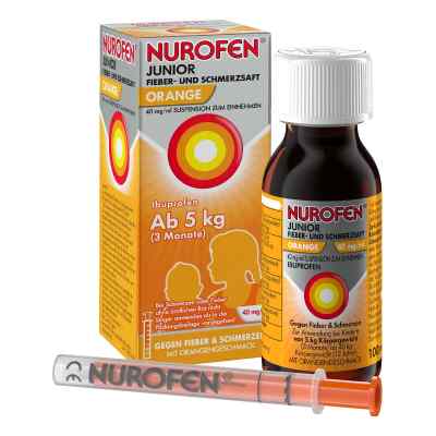 Nurofen Junior Fieber- & Schmerzsaft Orange 40 mg/ml 100 ml von Reckitt Benckiser Deutschland GmbH PZN 16536808