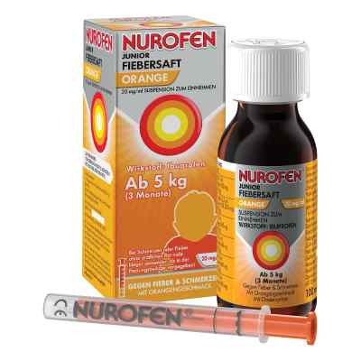 NUROFEN Junior Fieber- u. Schmerzsaft Orange 20 mg/ml Ibuprofen 100 ml von Reckitt Benckiser Deutschland GmbH PZN 16205690