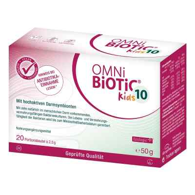Omni Biotic 10 Kids 2,5 G Pulver 20 stk von INSTITUT ALLERGOSAN Deutschland (privat) GmbH PZN 18854429
