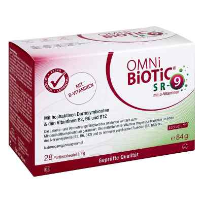 OMNi-BiOTiC Sr-9 mit B-vitaminen Beutel a 3g 28X3 g von INSTITUT ALLERGOSAN Deutschland (privat) GmbH PZN 16487346