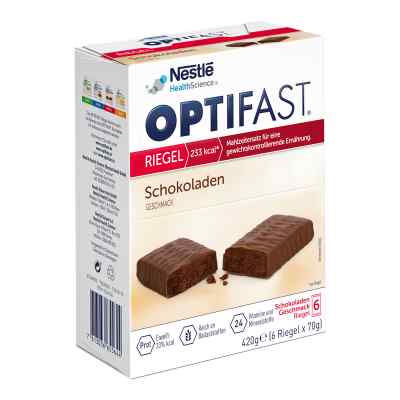 Optifast Riegel Schokolade 6X70 g von Nestle Health Science (Deutschland) GmbH PZN 11526136