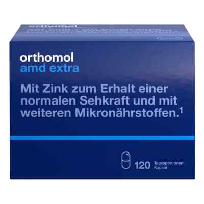 Orthomol AMD extra Kapsel 120er-Packung 120 stk von Orthomol pharmazeutische Vertriebs GmbH PZN 00564197