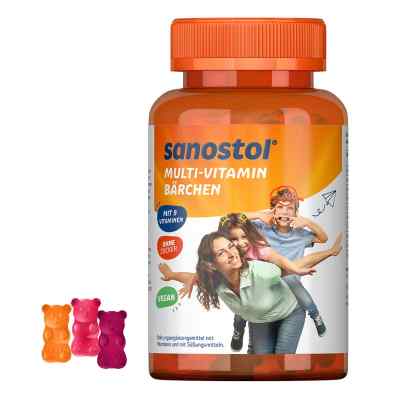Sanostol Multi-Vitamin Bärchen 60 stk von DR. KADE Pharmazeutische Fabrik GmbH PZN 17873146