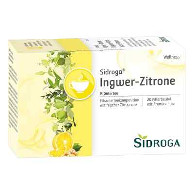 Sidroga Wellness Ingwer-Zitrone Tee Filterbeutel 20X2.0 g von Sidroga Gesellschaft für Gesundheitsprodukte mbH PZN 07167571