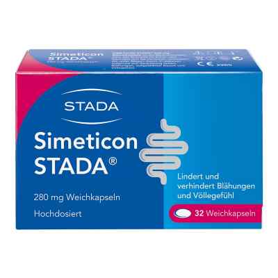 Simeticon STADA 280 mg gegen Blähungen 32 stk von STADA Consumer Health Deutschland GmbH PZN 16944507