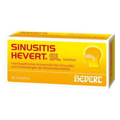 Sinusitis Hevert Sl Tabletten 40 stk von Hevert-Arzneimittel GmbH & Co. KG PZN 02784980