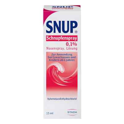 SNUP Nasen- & Schnupfenspray 0,1% mit Meerwasser 15 ml von STADA Consumer Health Deutschland GmbH PZN 04482680