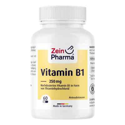 Vitamin B1 Thiamin 250 Mg Kapseln Zeinpharma 60 stk von ZeinPharma Germany GmbH PZN 19371590