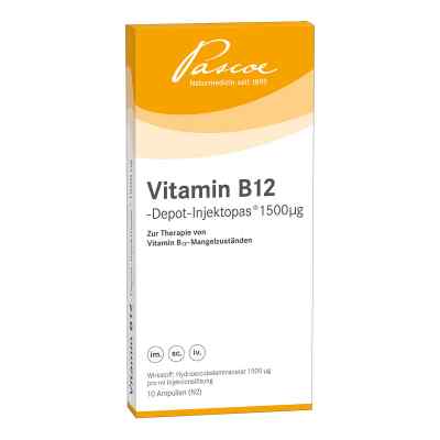 Vitamin B12 Depot iniecto 1500 [my]g Injektionslösung 10X1 ml von Pascoe pharmazeutische Präparate GmbH PZN 07568672