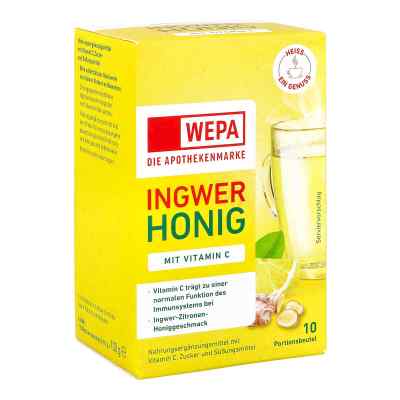 Wepa Ingwer+honig+vitamin C Pulver 10X10 g von WEPA Apothekenbedarf GmbH & Co KG PZN 18336999