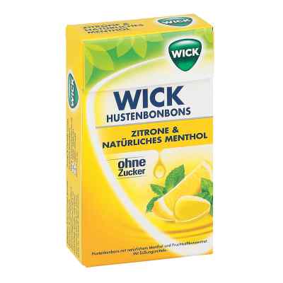 Wick Zitrone & natürliches Menthol Bonb. ohne Zucker 46 g von Dallmann's Pharma Candy GmbH PZN 00015869